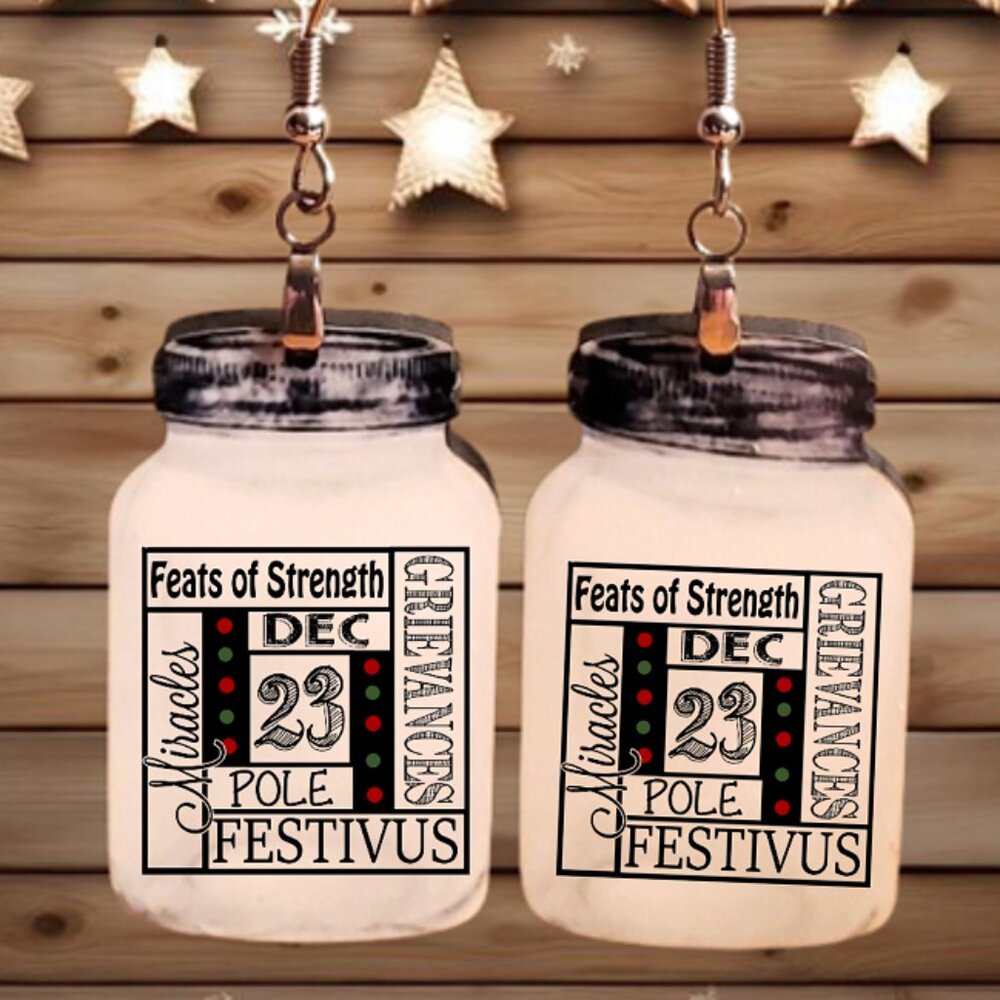 Earrings...Happy Festivus